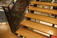 Barandilla de hierro y acero inoxidable