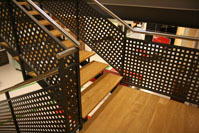 Barandilla de hierro y acero inoxidable