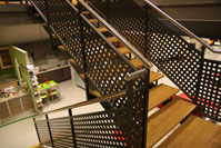 Barandilla de hierro y acero inoxidable