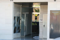 puerta batiente de Acero Inoxidable